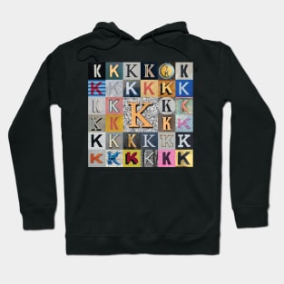 Nick's Type Art: K Hoodie